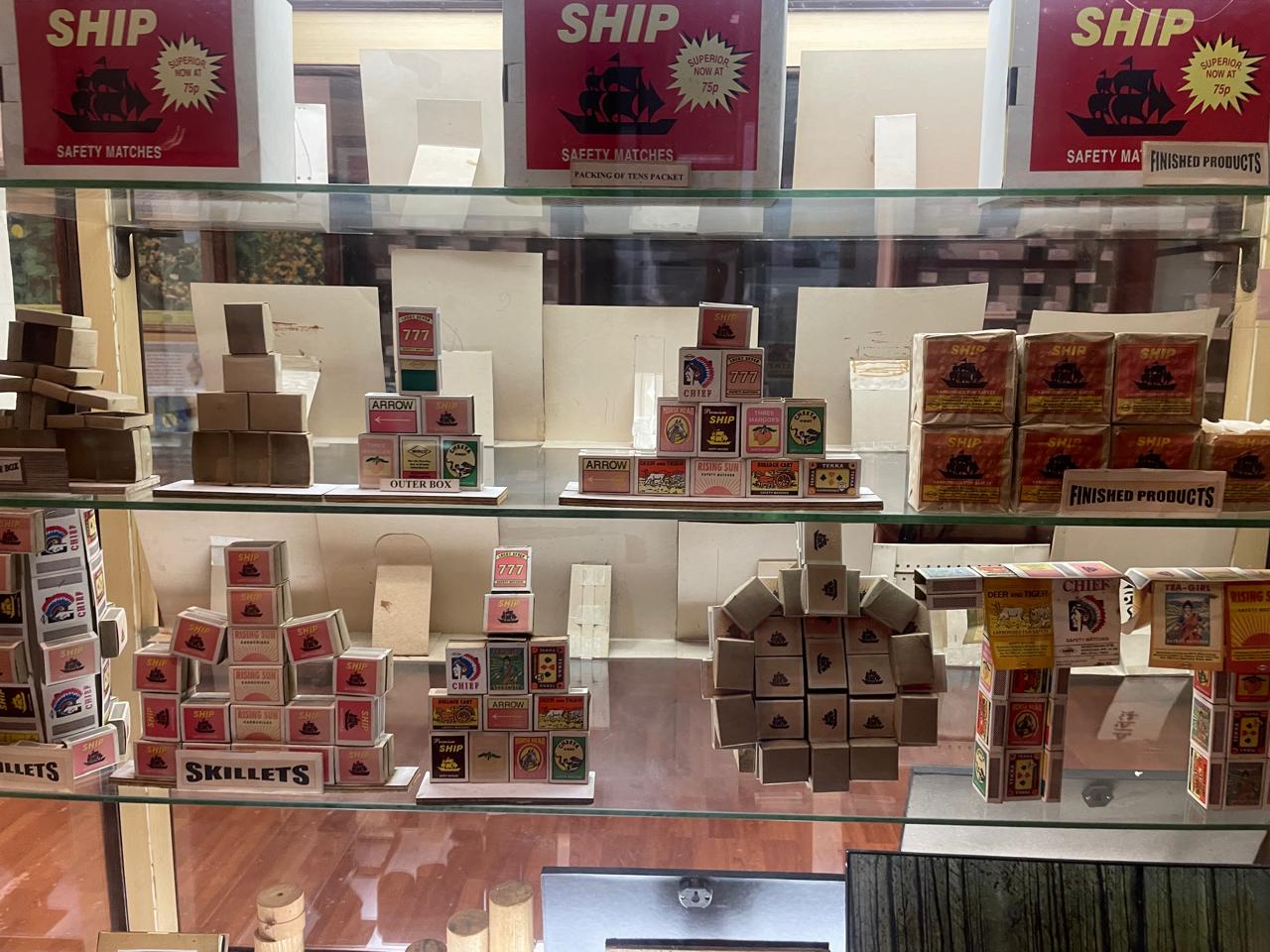 A display of matches I saw with Valkyrie in the National Museum